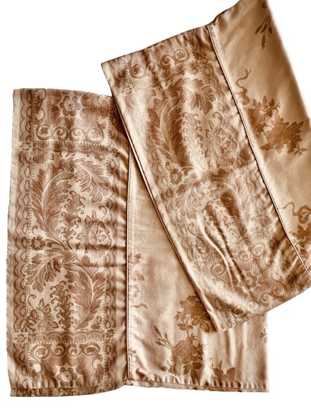 ROYAL SATEEN Pillowcases Standard Pair 100% Egyptian Cotton Crown Crafts LUXURY - Picture 4 of 16